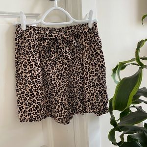 Leopard Print Dynamite Shorts